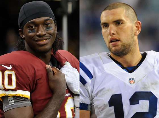 Robert Griffin III, Andrew Luck Robert Griffin III, Andrew Luck